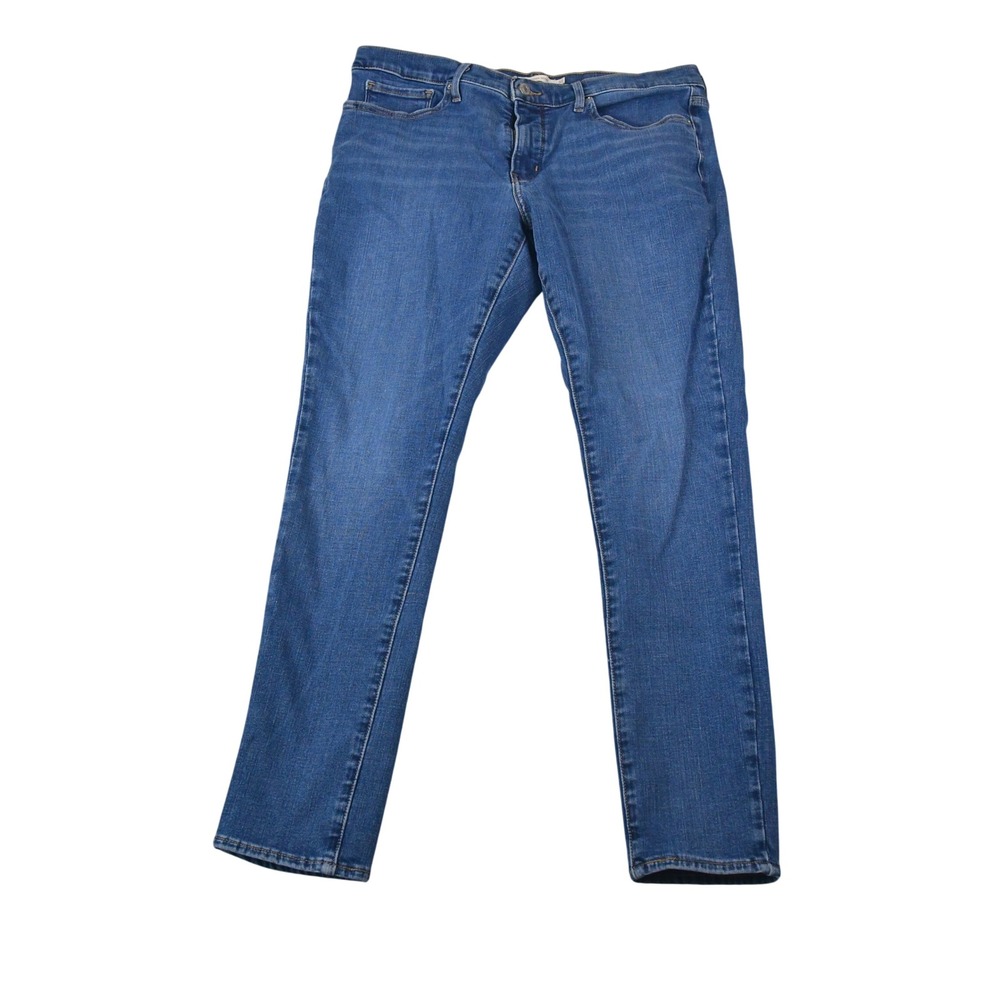 Levi's 311 Shaping Skinny Jeans Womens 32 Blue Excellent Medium Wash Stretch